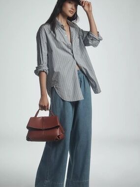 Anthropologie Joe's Jeans High-Rise Palazzo Jeans S